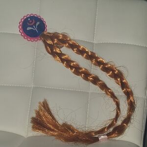 Anna From Frozen Braided Hair Clip with Floral Design